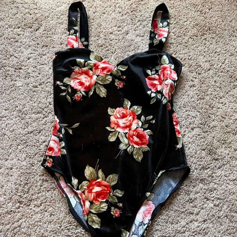 Floral bodycon shirt
